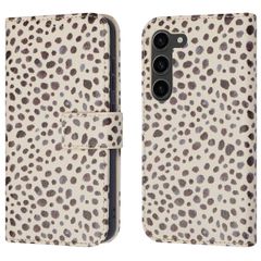 imoshion Étui de télephone portefeuille Design Samsung Galaxy S23 - Black And White Dots