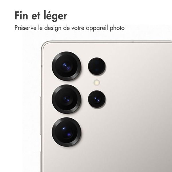 imoshion Lot de 2 protections d'objectif de caméra Samsung Galaxy S25 Ultra - Titanium Gray
