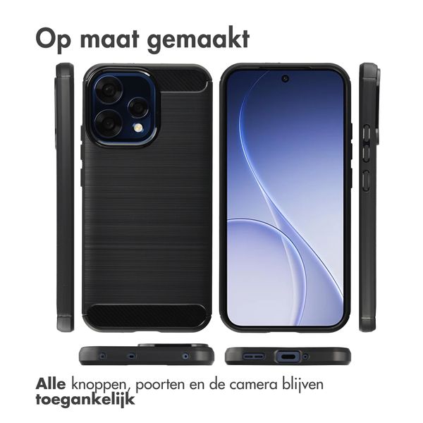 imoshion Coque Brushed Oppo Reno15 F (5G) - Noir