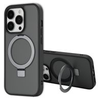Accezz Coque Ring Stand avec MagSafe Apple iPhone 14 Pro - Noir