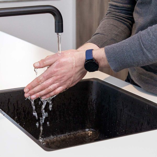 imoshion Bracelet sport en silicone  - Connexion universelle 20 mm - Bleu foncé