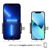 imoshion Support de téléphone pour vélo - Réglable - Universel - Aluminium - Gris