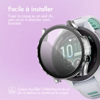 imoshion Coque rigide à couverture complète Garmin Forerunner 265S - Transparent