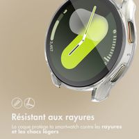 imoshion Coque rigide à couverture complète Samsung Galaxy Watch 7 - 44 mm - Transparent