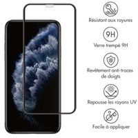 Accezz Protection d'écran en verre trempé Full Cover Apple iPhone 11 Pro / Xs / X