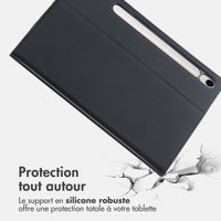 Accezz Coque tablette Classic Samsung Galaxy Tab S9 11.0 pouces / Tab S10 FE / S9 FE 10.9 pouces - Noir