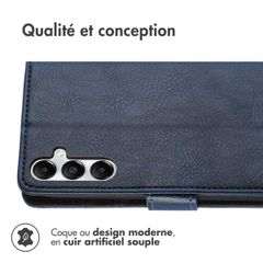 imoshion Étui de télephone portefeuille Samsung Galaxy S25 Plus - Bleu foncé