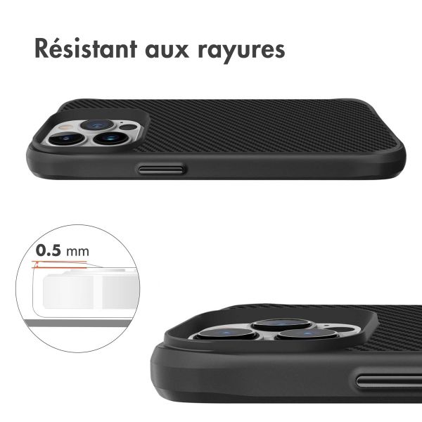 imoshion Coque Rugged Hybrid Carbon Apple iPhone 13 Pro - Noir