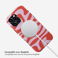 Selencia Coque arrière Vivid avec MagSafe Apple iPhone 16 Pro Max - Dream Swirl Pink