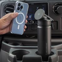 Scosche MagicMount Flask - Support téléphone - Gourde isotherme 650ML - MagSafe - Noir