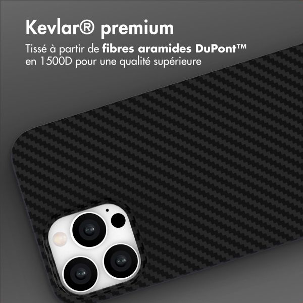 Accezz Coque Kevlar MagSafe Apple iPhone 13 Pro Max - Noir