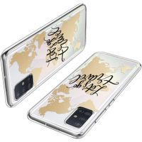 imoshion Coque Design Samsung Galaxy A51 - Let's Go Travel / Noir