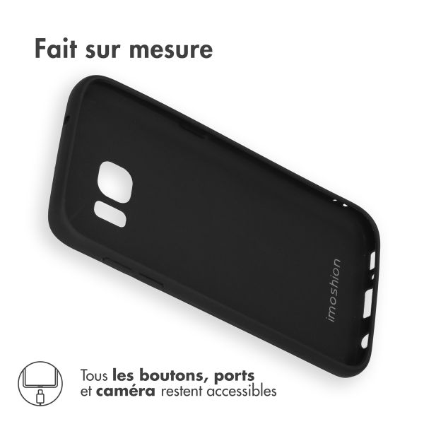 imoshion Coque Couleur Samsung Galaxy S7 - Noir