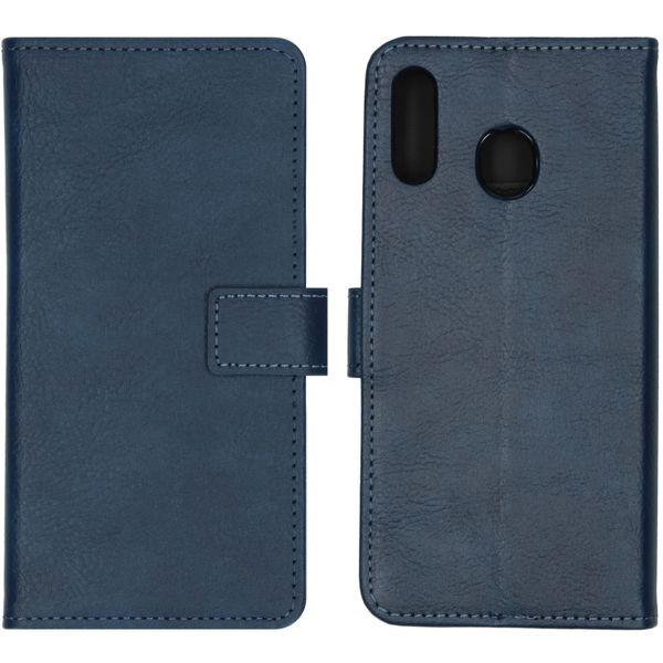 imoshion Étui de téléphone portefeuille Luxe Samsung Galaxy M20 Power - Bleu