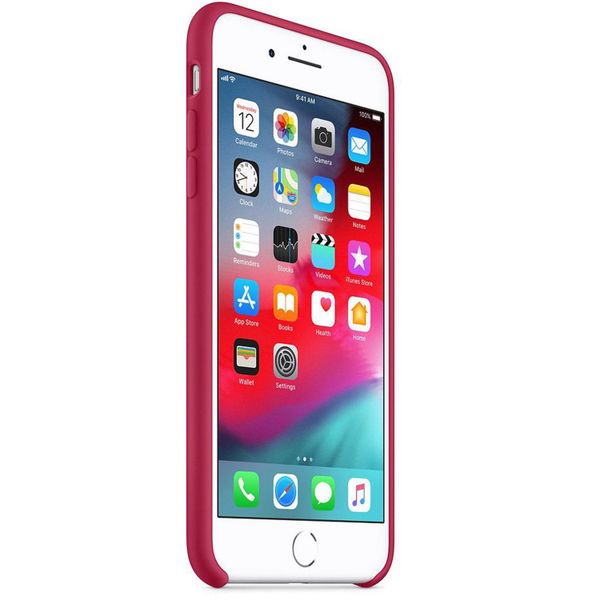 Apple Coque en silicone iPhone 8 Plus / 7 Plus - Rose Red