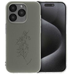 imoshion Coque Design Apple iPhone 15 Pro - Floral Green
