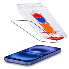 Accezz Protecteur d’écran en verre trempé + Applicateur Apple iPhone 16 Plus / 15 Plus