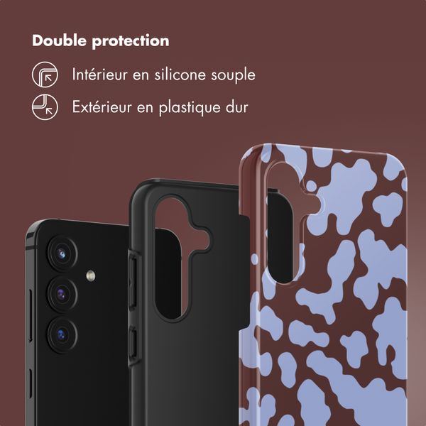 Selencia Coque arrière Vivid Samsung Galaxy S25 FE - Moo'd Lavender Glow