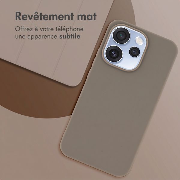 imoshion Coque Couleur Oppo Reno15 Pro (5G) - Marron