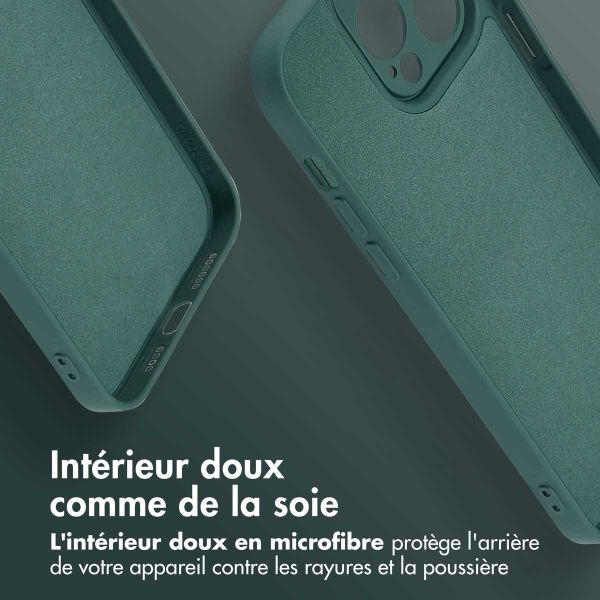 imoshion Coque Couleur avec MagSafe Apple iPhone 14 Pro Max - Vert foncé