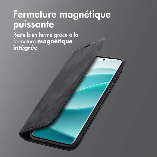 imoshion Étui de téléphone portefeuille Slim Xiaomi Redmi Note 14 Pro Plus (5G) - Noir