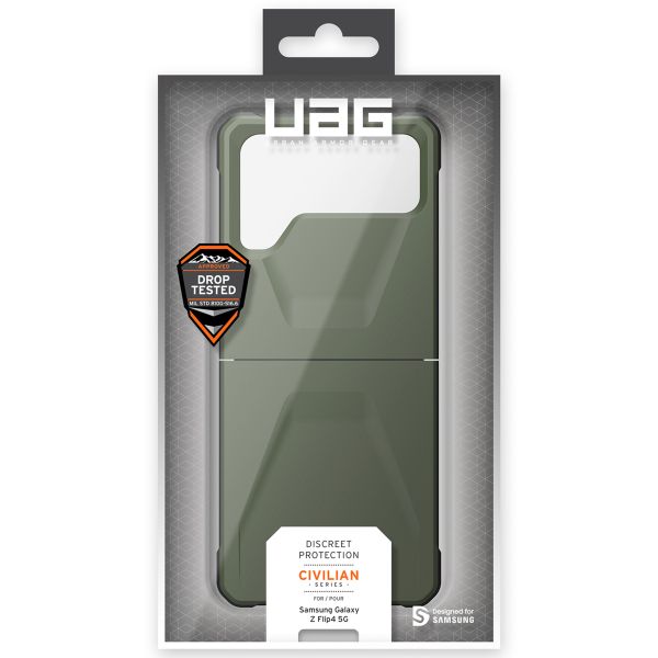 UAG Coque Civilian Samsung Galaxy Z Flip 4 - Vert