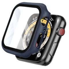 imoshion Coque rigide à couverture complète Apple Watch 4 / 5 / 6 / SE - 40 mm - Bleu foncé