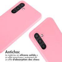 imoshion Coque en silicone avec cordon Samsung Galaxy S23 FE - Rose