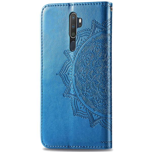 Etui de téléphone portefeuille Mandala Oppo A5/A9 (2020)