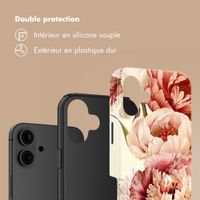 Selencia Coque arrière Vivid Apple iPhone 16 - Vintage Peony