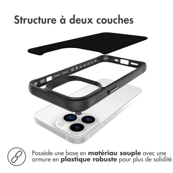 imoshion Coque Rugged Hybrid Carbon Apple iPhone 13 Pro - Noir