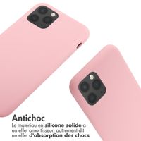 imoshion ﻿Coque en silicone avec cordon iPhone 11 Pro - Rose