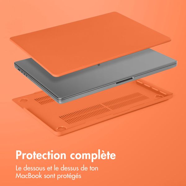 imoshion Coque rigide Apple MacBook Air 15 pouces (2023 / 2024 M3 chip / 2025 M4 chip) - Apricot Crush Orange