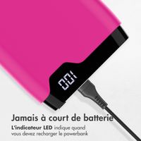 imoshion Batterie externe - 20.000 mAh - Quick Charge et Power Delivery - Rose vif