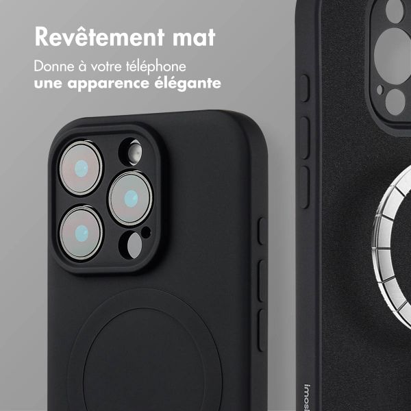 imoshion Coque Couleur avec MagSafe iPhone 16 Pro - Noir