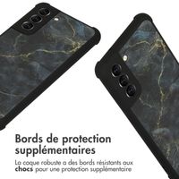 imoshion Coque Design avec cordon Samsung Galaxy S21 FE - Black Marble