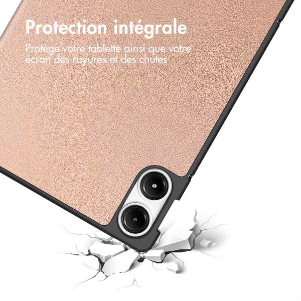 imoshion Coque tablette Trifold Xiaomi Redmi Pad Pro / POCO Pad - Rose Doré