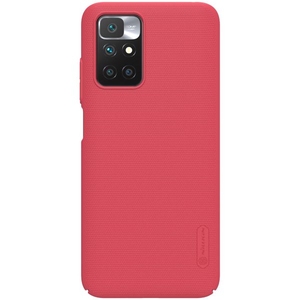 Nillkin Coque Super Frosted Shield Xiaomi Redmi 10 - Rouge