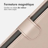 Accezz Étui de téléphone portefeuille Wallet Samsung Galaxy S22 Plus - Dorée