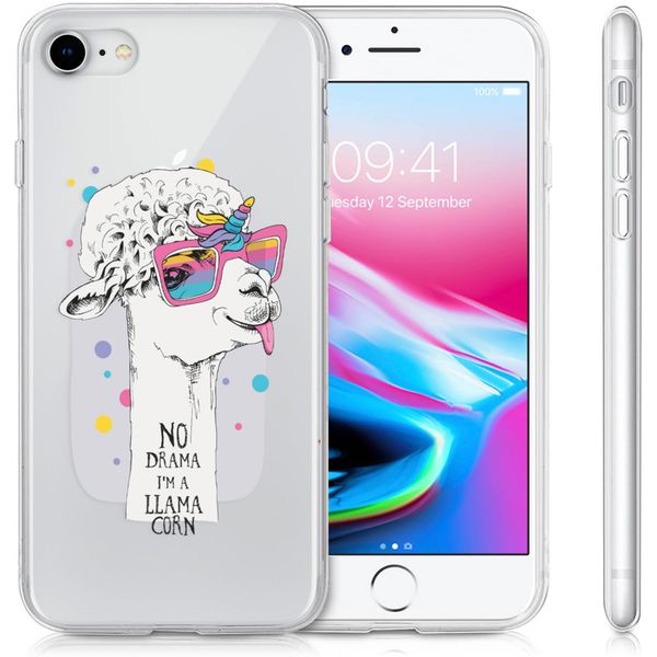 imoshion Coque Design iPhone SE (2022 / 2020) / 8 / 7 - Lamacorn