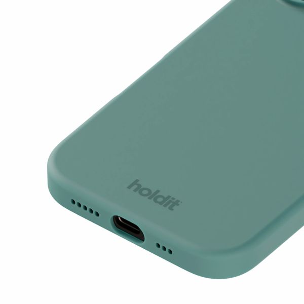 Holdit Coque Silicone Apple iPhone 16 - Moss Green