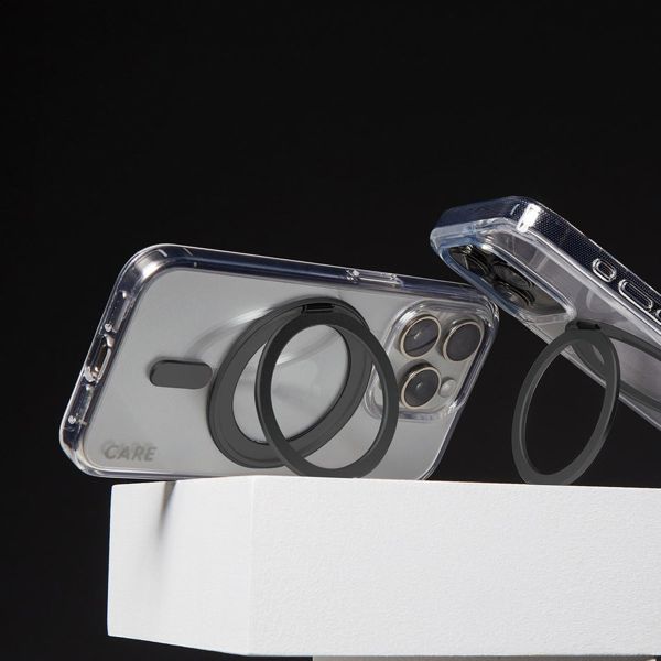 CARE by PanzerGlass Coque Kickstand MagSafe Apple iPhone 16 Pro Max - Noir