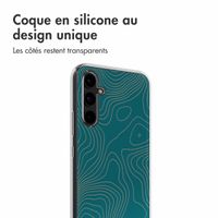 imoshion Coque Design Samsung Galaxy A34 (5G) - Topo Turquoise