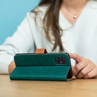 imoshion Étui de téléphone portefeuille Canvas Luxe Galaxy S8 - Vert