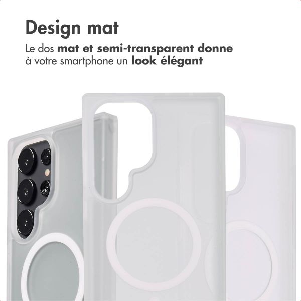 imoshion Coque Color Guard avec MagSafe Samsung Galaxy S24 Ultra - Blanc