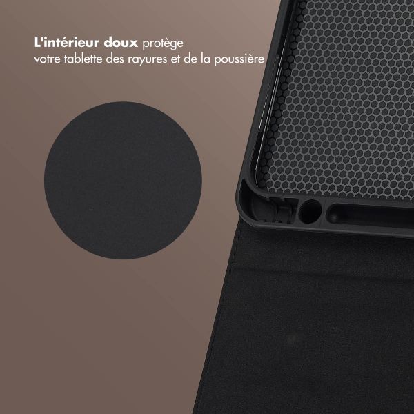 Selencia Coque tablette Riva Apple iPad Air 11 pouces (2025) M3 / (2024) M2 / Air 5 (2022) / Air 4 (2020) - Mocha Brown