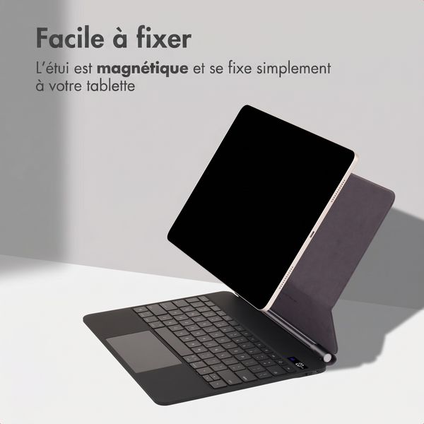 Accezz Clavier Bluetooth magnétique Apple iPad Pro 13 (2025) M5 / (2024) M4 - QWERTY / NL - Noir