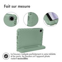 imoshion Coque kidsproof avec poignée Samsung Galaxy Tab A9 8.7 pouces - Olive Green