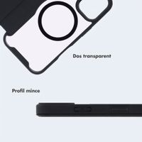 imoshion Bookcase transparente avec MagSafe Apple iPhone 16 - Noir