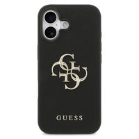 Guess Coque Big 4G Logo Grained Apple iPhone 17 - Noir